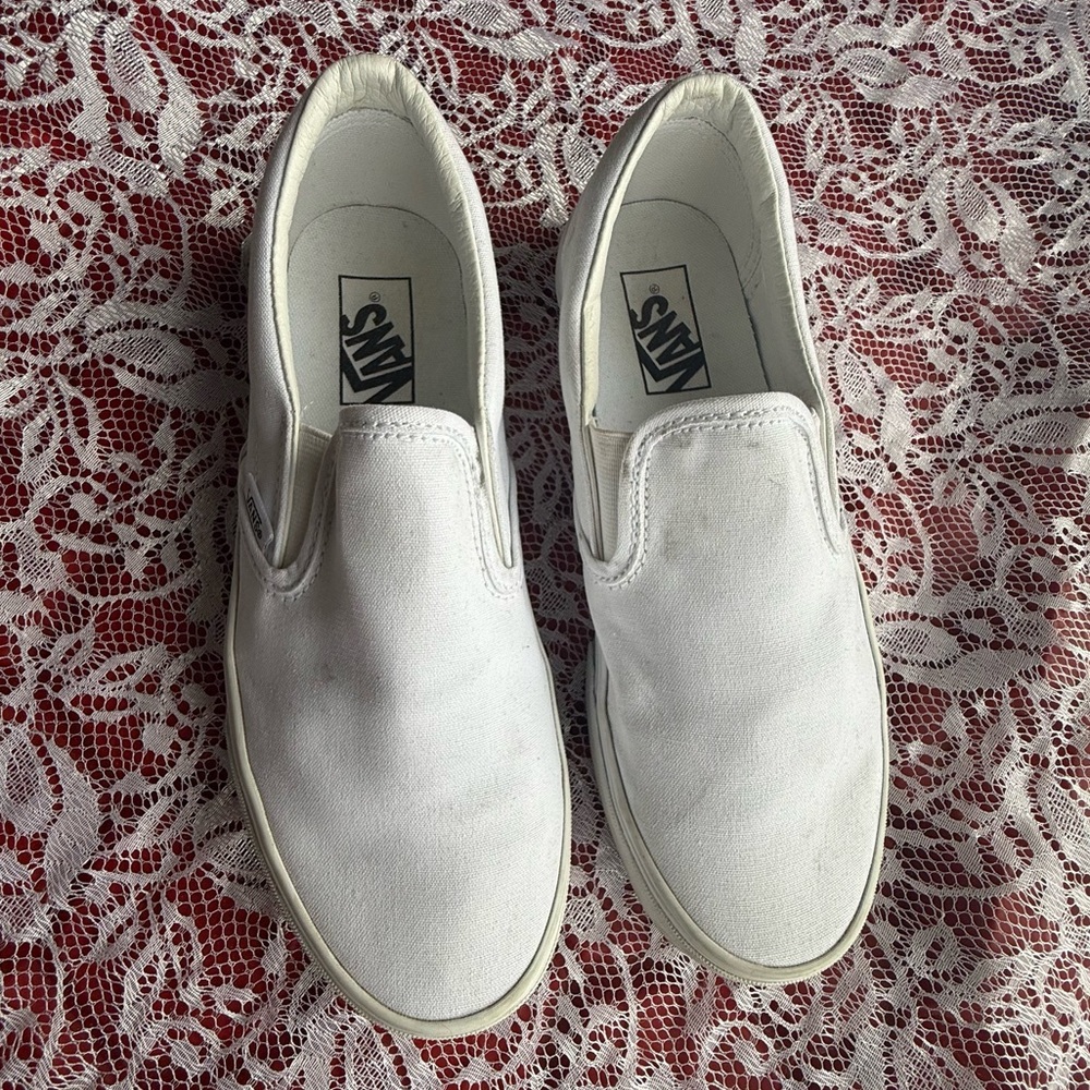 White Canvas Sneakers